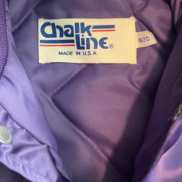 Vintage 90s LAKERS Button Up Jacket - Made in USA - Los Angeles Basketball / NBA - Picture 4 of 5